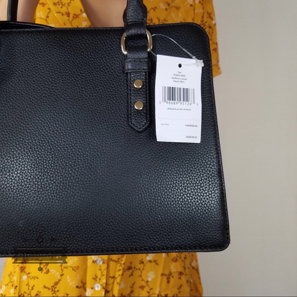 Kate spade mulberry Street Lise Black crossbody - Picture 7 of 8